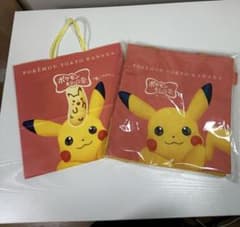 도쿄 바나나 포켓몬 피카츄 토트 백 도쿄 바나나 종이 봉투 포함