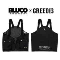 BLUCO x GREED13 メッシュベスト ブラック BLUCO x GREED13 メッシュベスト ブラック - メルカリ