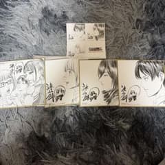 進撃の巨人 映画 入場特典 書き下ろしミニ色紙 4枚のサムネイル