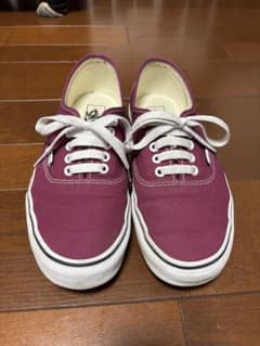 vans authentic バンズ オーセンティック 27cm 赤紫のサムネイル