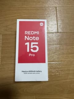新品 Redmi Note 15 Pro 12/512GB SIMフリーのサムネイル