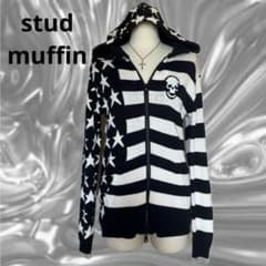 スタッドマフィン パーカー セーター スター スカル ボーダー　お兄系
