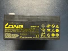 LONG 12V 3Ah 高性能 シールドバッテリー WP3-12のサムネイル