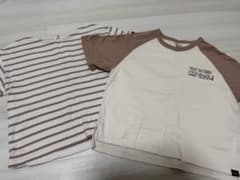 ミッキー Tシャツ/ストライプ柄 Tシャツのサムネイル