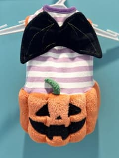 ペットハロウィン 犬服ワンピース 洋服 スカート カボチャのサムネイル