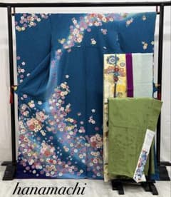 振り袖　フルセット　別誂長襦袢付　本加工　豪華　美品　金彩加工　刺繍入り　322 振り袖 フルセット 別誂長襦袢付金彩加工 刺繍入り 成人式 結婚式 639