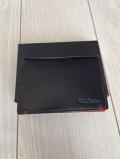 新品！ポールスミス コードバン 名刺入れ 黒 こげ茶色内側 超絶激レア 