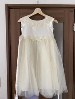 ★フォーマルドレス130cm　黄色★結婚式　発表会のサムネイル