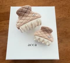 acca クリップセット キルティング パステルカラー パステルピンク