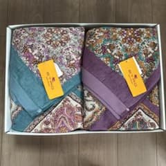 ETRO エトロ　タオルケット　2個セット エトロ ETRO タオルケット 表ガーゼ 2枚セット ペア ペイズリー 日本製