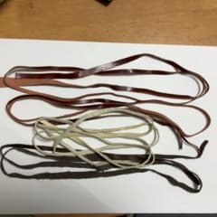 革ひも　柔らかめ　5本のサムネイル