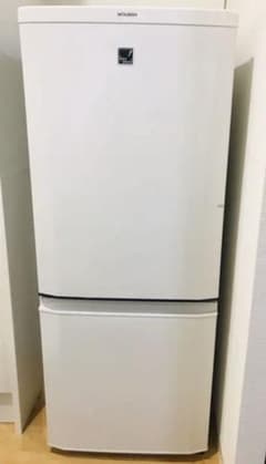 三菱　146L 2ドア冷蔵庫　2014年製のサムネイル