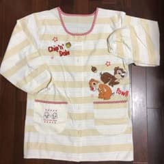 YKしま専用⭐︎チップとデール エプロン 前ボタンのサムネイル