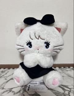 mikko BLACK RIBBON BIGぬいぐるみ ムース 黒リボン - メルカリ
