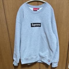 大とろ様専用Supreme Box Logo Crewneck Grey22FWのサムネイル
