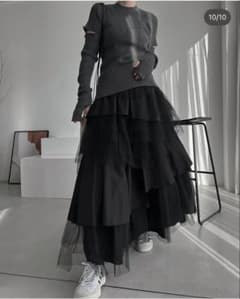 willfully random tiered tulle & pongeeSK - メルカリ