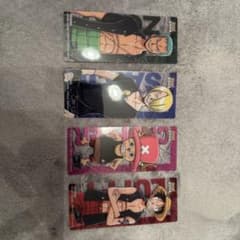 ワンピース キャラクター非売品しおり4枚セット - メルカリ