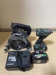 HITACHI マルノコ165mm 型番不明　インパクトドライバーWH36DAのサムネイル
