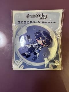 SNOW MIKU 2025 푸니 푸니 캔 배지 KAITO itousa ver