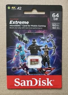 T*n様 SanDisk Extreme 64GB microSDXCカードのサムネイル