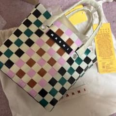 MARNI マイクロバスケット ミニかごバッグ 編み込み 軽量のサムネイル