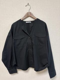 hyphen world gallery PEACE 黒 長袖シャツのサムネイル