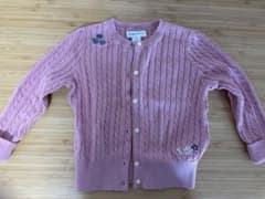 Ralph Lauren ケーブルニット カーディガン ピンク 24Mのサムネイル