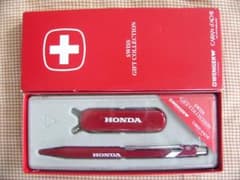 HONDA ノベルテイ　ボールペン  WENGER アーミーナイフ デュオのサムネイル