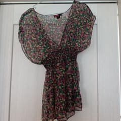 Forever 21 花柄 チュニック Mのサムネイル