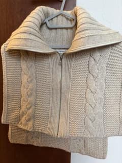 AEWEN MATOPH ベージュ ジップニットベストのサムネイル