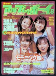 中古品）アップトゥボーイ 2002年8月号 モーニング娘。、満島ひかり