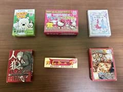 カードゲーム 6点まとめ売り【ガムトーク2、人狼、サンリオ等】ボードゲームのサムネイル