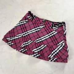 BURBERRY BLUE LABEL ノバチェック ミニスカート ピンク 38 - メルカリ