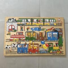 木製アルファベットパズルのサムネイル