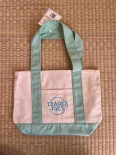 TRADER JOE'S トートバッグ ホワイト/ミントのサムネイル