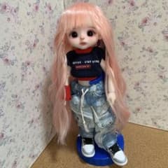 セリアドール キュート大 5.5㌅ ドールウィッグ 耐熱 ⑨④ - メルカリ