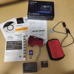 Panasonic LUMIX DMC-FP7 レッド本体＋付属品 動作確認済 - メルカリ