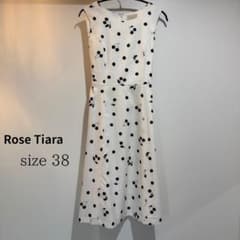 Rose Tiara ノースリーブドットワンピース 38 - メルカリ