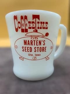 Fire-King COFFEE TIME アドマグ MARTEN'S SEEDのサムネイル