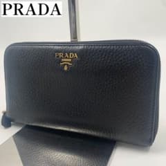 ✨極美品✨】プラダ ヴィッテロダイノ ラウンドファスナー 長財布 