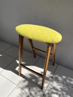 ミナペルホネン タンバリン dop イエロー 折りたたみ式 ハイスツール