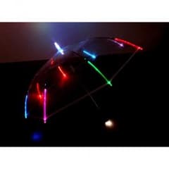 光る傘　レインボーフラッシュＬＥＤ傘／今季トレンド流行アイテムのサムネイル