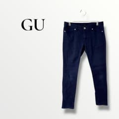 GU (ジーユー) Navy Skinny Jeans, Size L