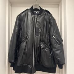 コムデギャルソンジュンヤワタナベ MA-1スタイル 黒ジャケット - メルカリ