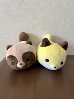 너구리와 여우 봉제인형