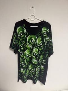 travisscott着用LiquidBlue Skull T-Shirt XLのサムネイル