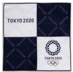 신품 도쿄 2020 올림픽 엠블럼 거즈 손수건 손수건
