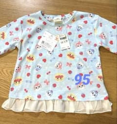 新品 アンパンマン ドキンちゃん コキンちゃん 長袖Tシャツ 95cm 水色のサムネイル
