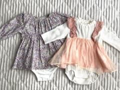 女の子ロンパース⭐️2枚セットのサムネイル