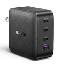 UGREEN 急速充電器 65W PD 充電器 4ポート USB-C GaNのサムネイル